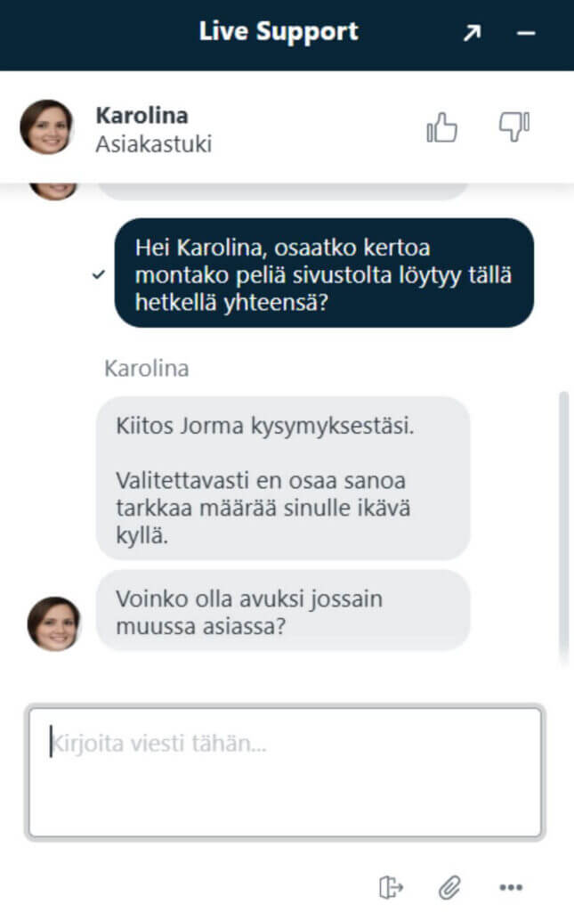 betalice asiakaspalvelu SuomiCasinoCom