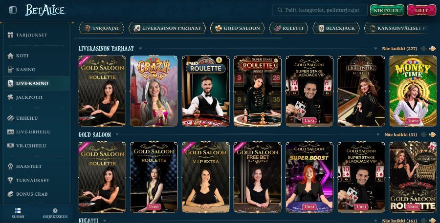 betalice livekasino SuomiCasinoCom