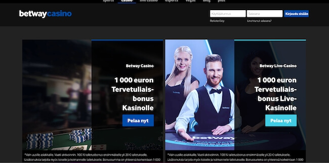 Betway kasino 