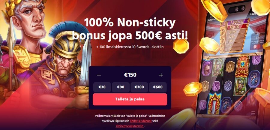 Big boost casino bonus