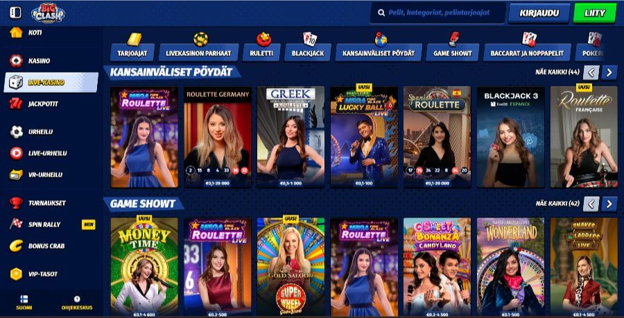 big clash livekasino suomicasinocom
