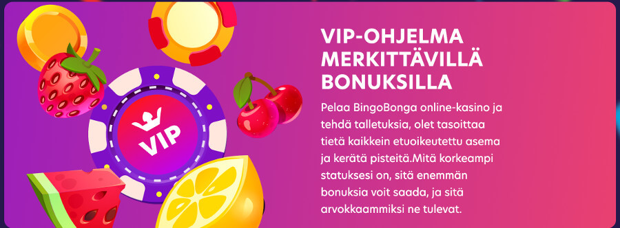 BingoBongan vip-ohjelma