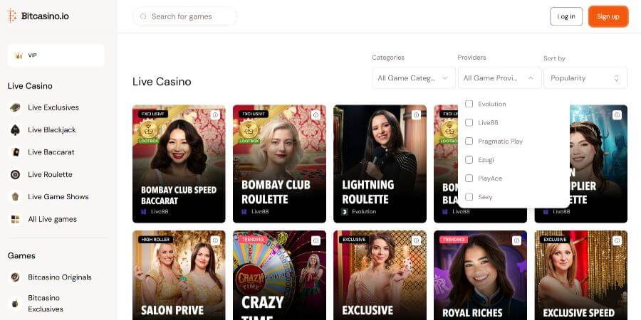 bitcasino livekasino SuomiCasinoCom