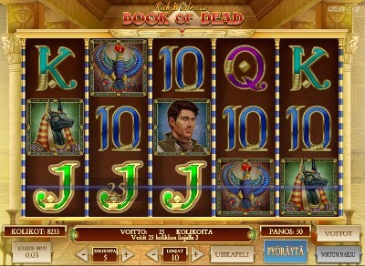 Book of Dead kolikkopeli