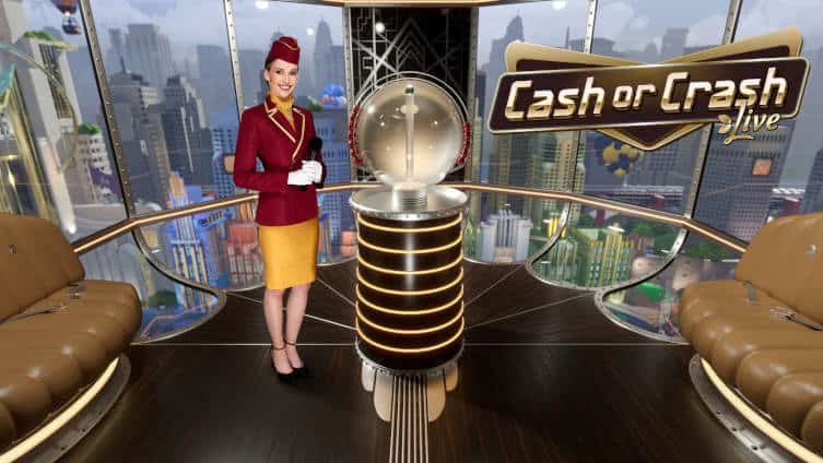 Cash or Crash live casino peli