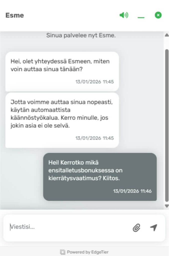 casiku asiakaspalvelu suomicasinocom