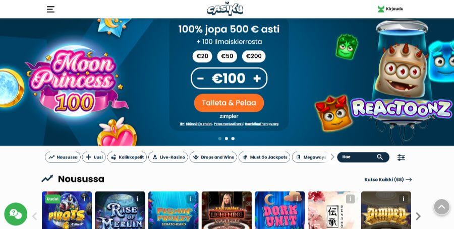 casiku etusivu suomicasinocom