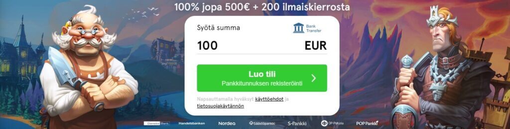 Casinia luo pelitili