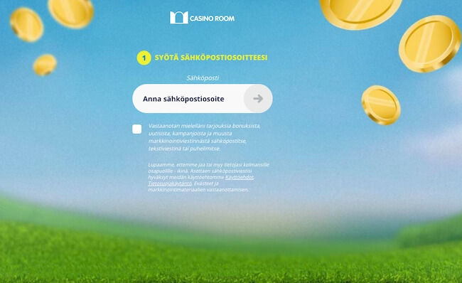 Rekisteröidy Casino huoneelle Rekisteröityminen osa 2