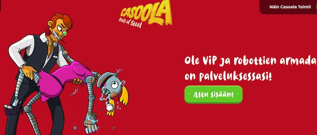 Casoola hemmottelee vip-pelaajia