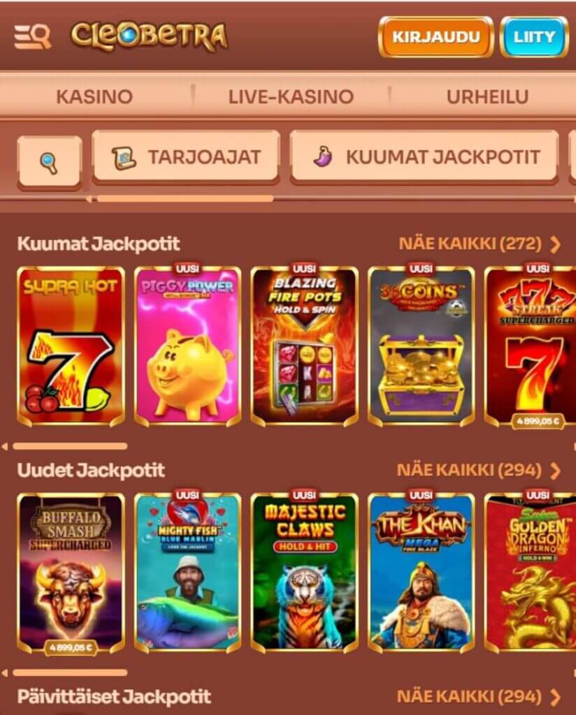 cleobetra mobiili suomicasinocom