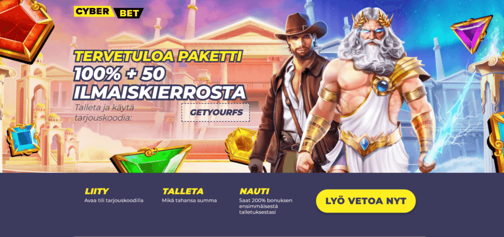 Cyber.bet kasinon etusivu