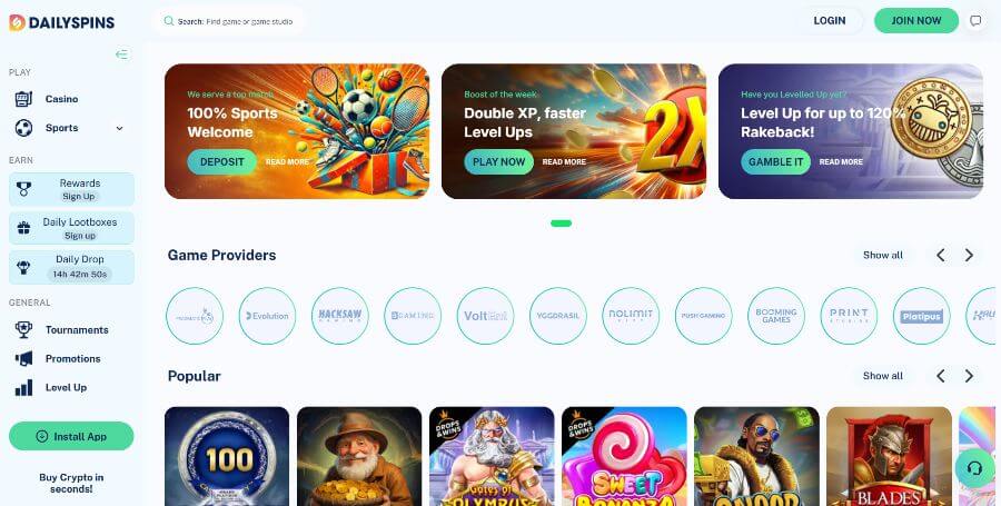 daily spins etusivu SuomiCasinoCom