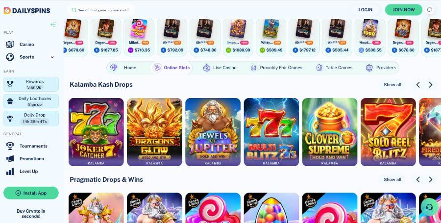 daily spins peliaula SuomiCasinoCom