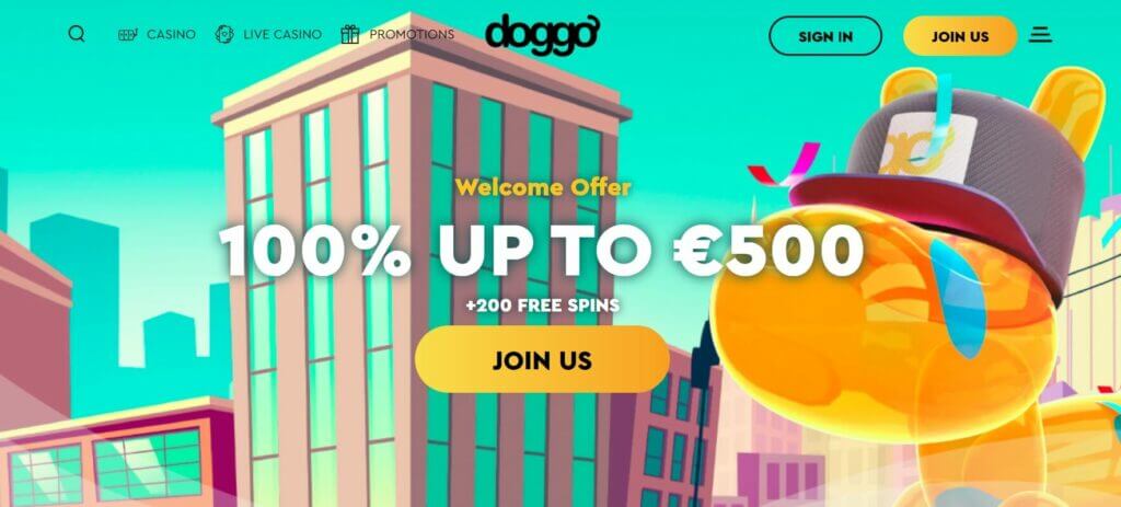 Doggo Casino tervetuliaisbonus