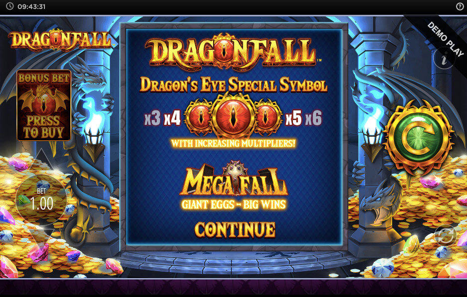 Dragonfall erikoisymbolit