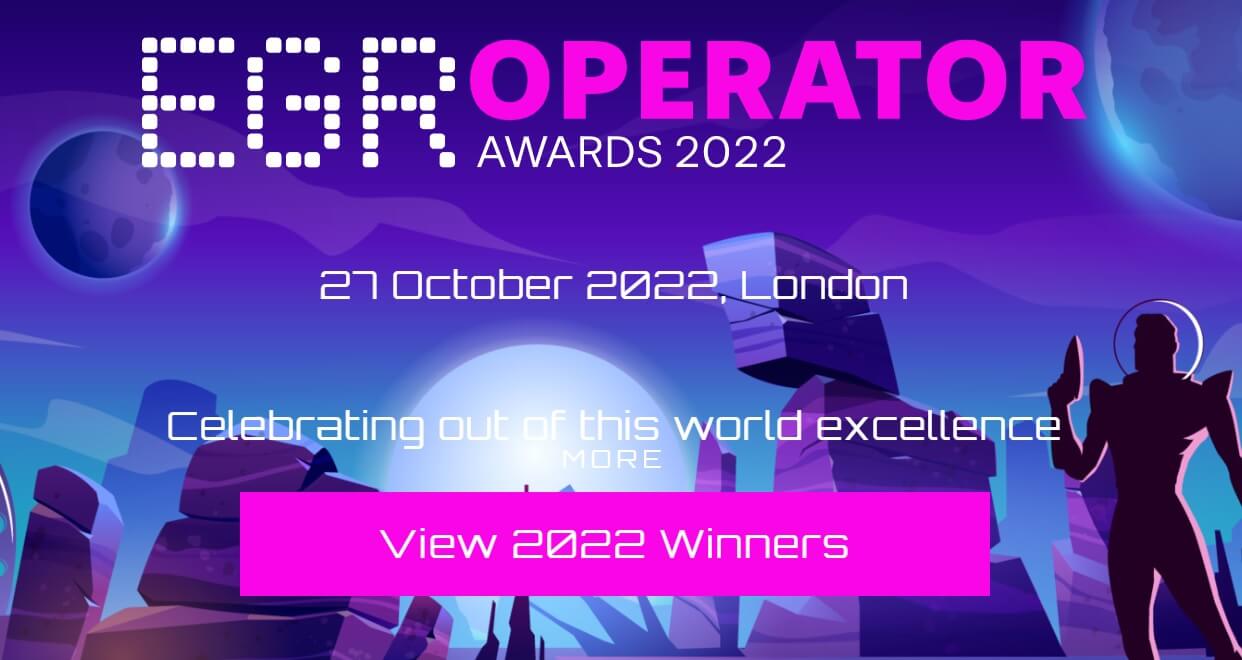 Vuosittaiset pelimaailman EGR Operator Awards palkinnot on jälleen jaettu