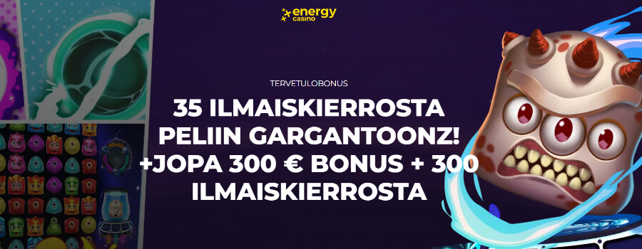 Energy Casino tervetuliaisbonus