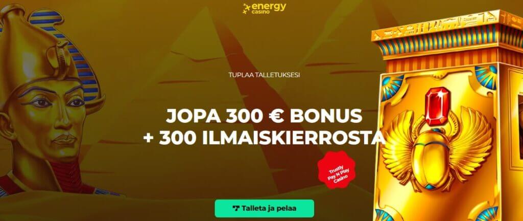 Energy Casino tervetuliaisbonus