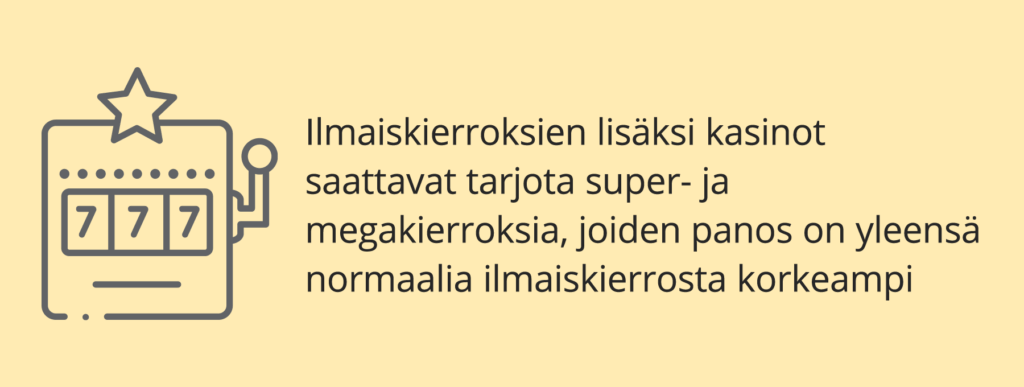 Super- ja megakierrokset 