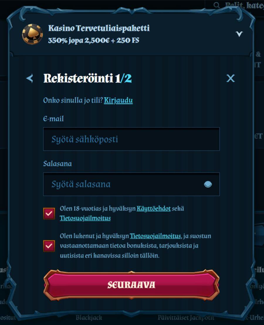 fambet prosessi suomicasinocom