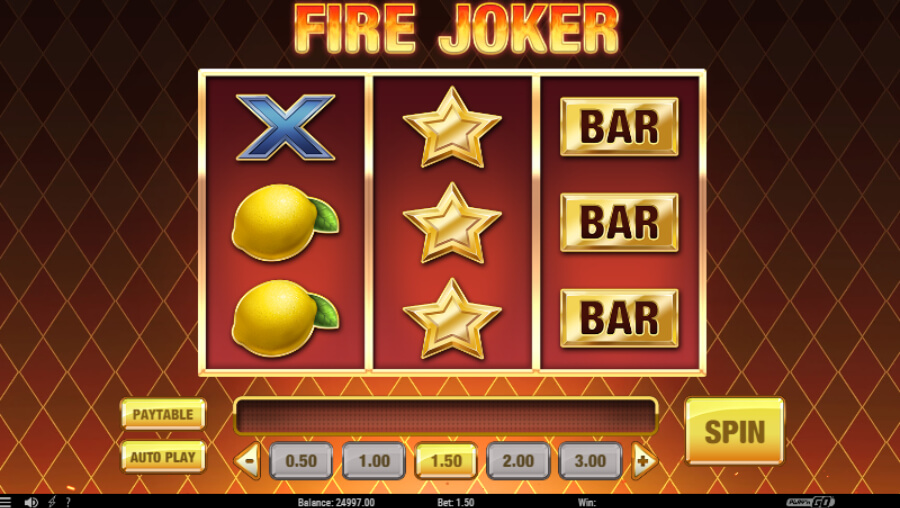 Fire Joker kolikkopeli