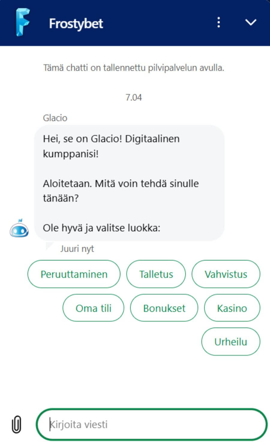 frostybet asiakaspalvelu suomicasinocom