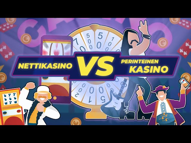 Nettikasinot vs tavalliset casinot (Plussat ja miinukset)
