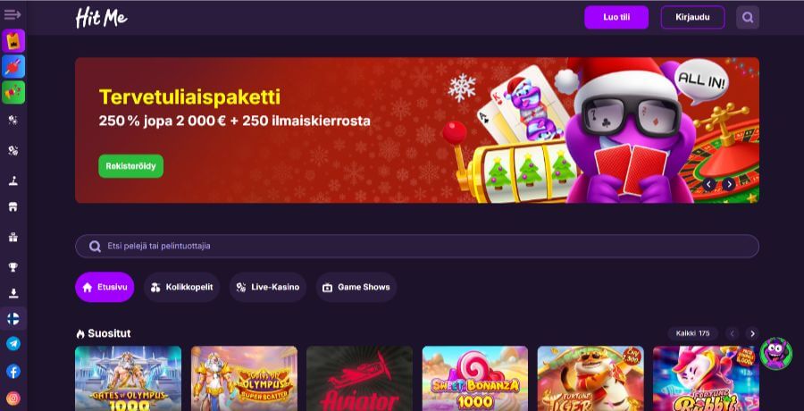 hitme etusivu suomicasinocom