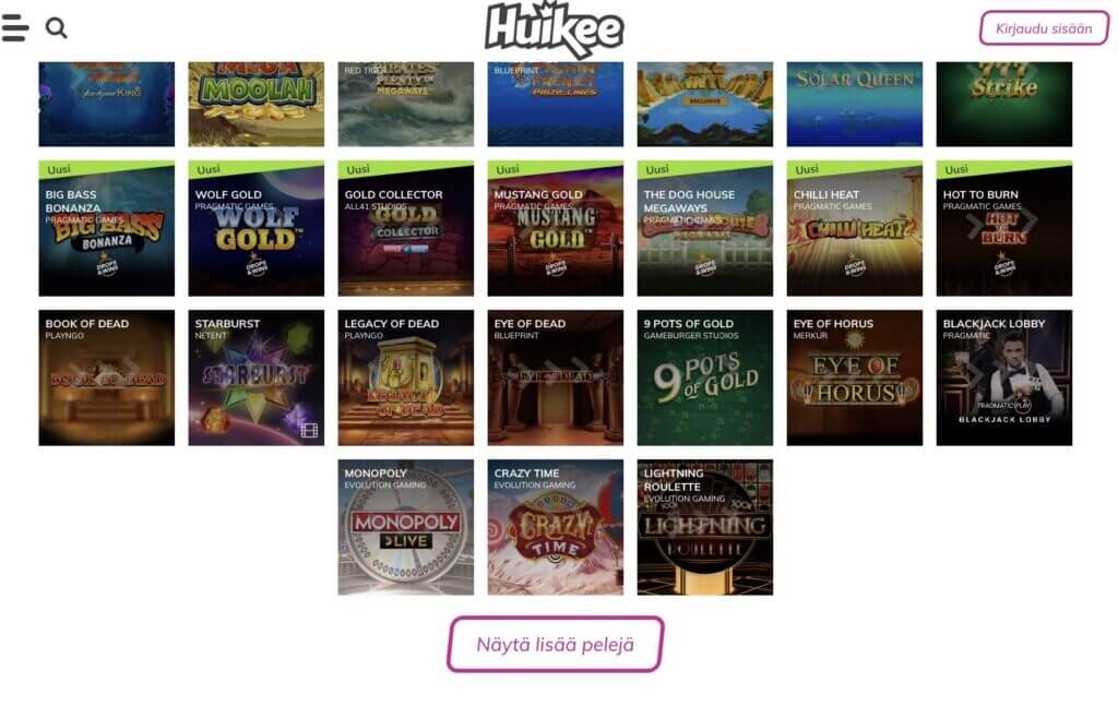 Huikee games