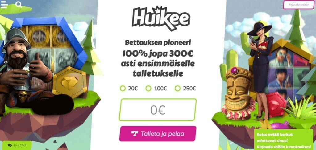 Huikee tervetuliaistarjous