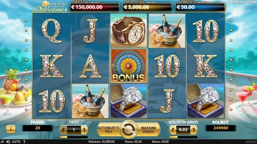 mega fortune dreams