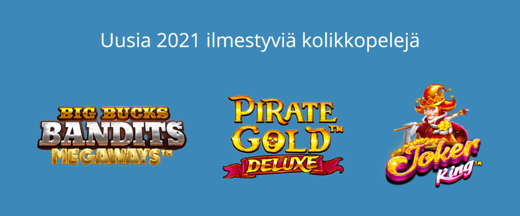 Uudet kolikkopelit 2021