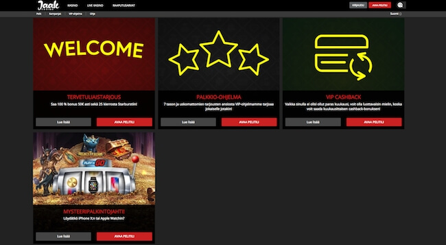 Jaak Casino kampanjat kasinokampanjat