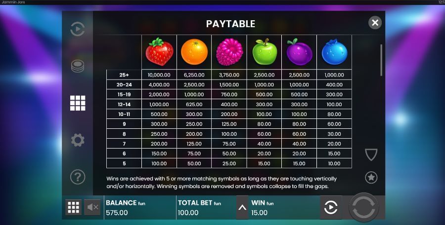 jammin jars voittotaulukko suomicasinocom