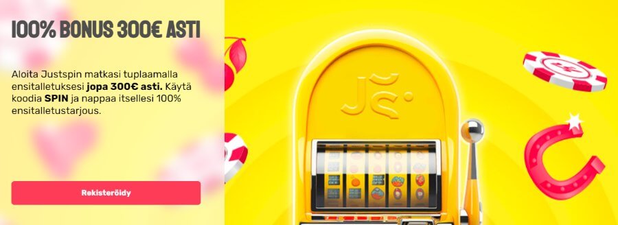 JustSpin bonus