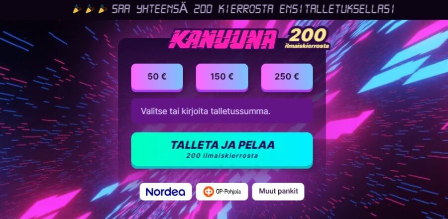 Kanuuna ystävänpäivätarjous