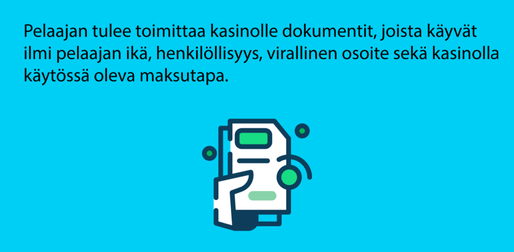 kasinoille toimitettavat dokumentit