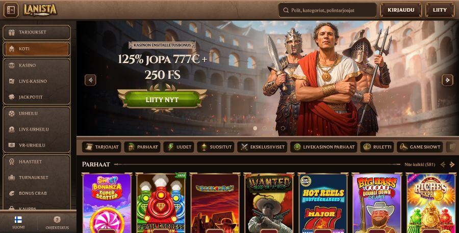 lanista etusivu suomicasinocom