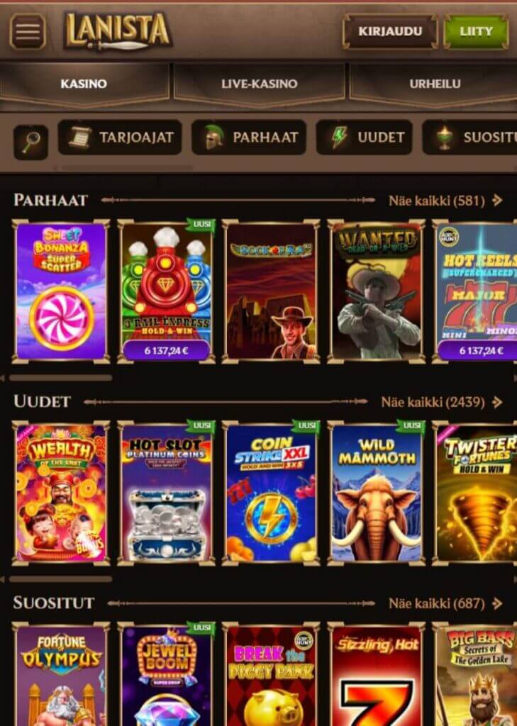 lanista mobiili suomicasinocom