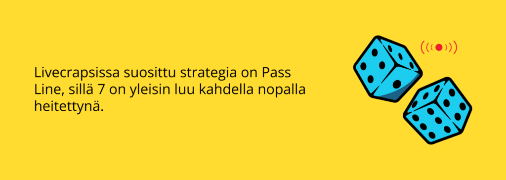 Livecraps strategia Pass Line