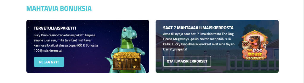 tervetuliaispaketti