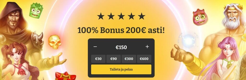 Lucky Spins tervetuliaisbonus