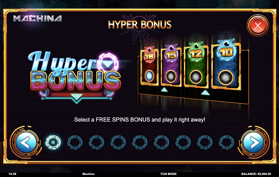 Machina Megaways Hyper Bonus