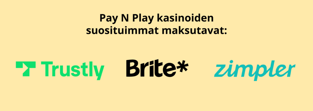 PNP suosituimmat maksutavat