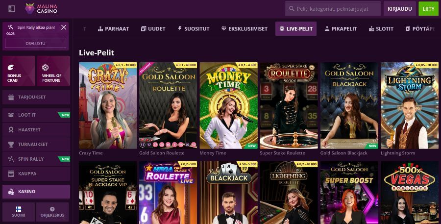 malina livekasino suomicasinocom