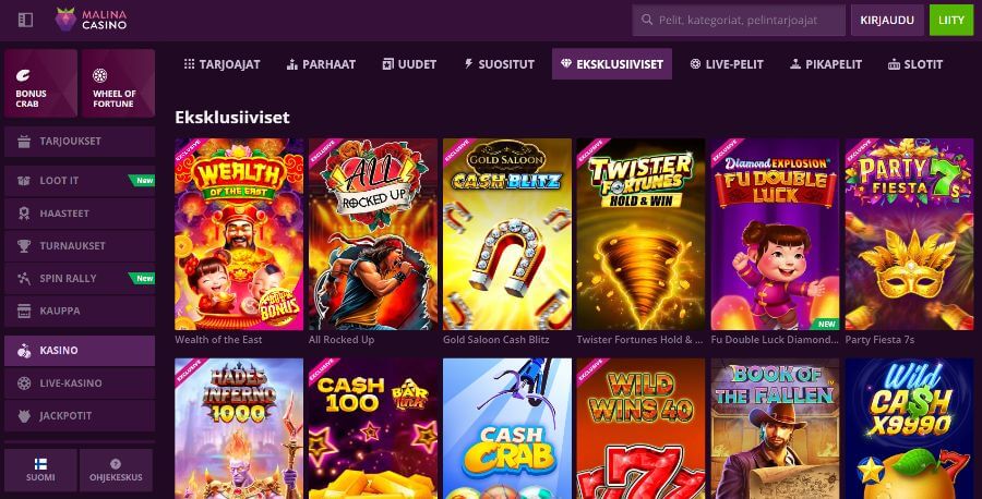 malina peliaula suomicasinocom