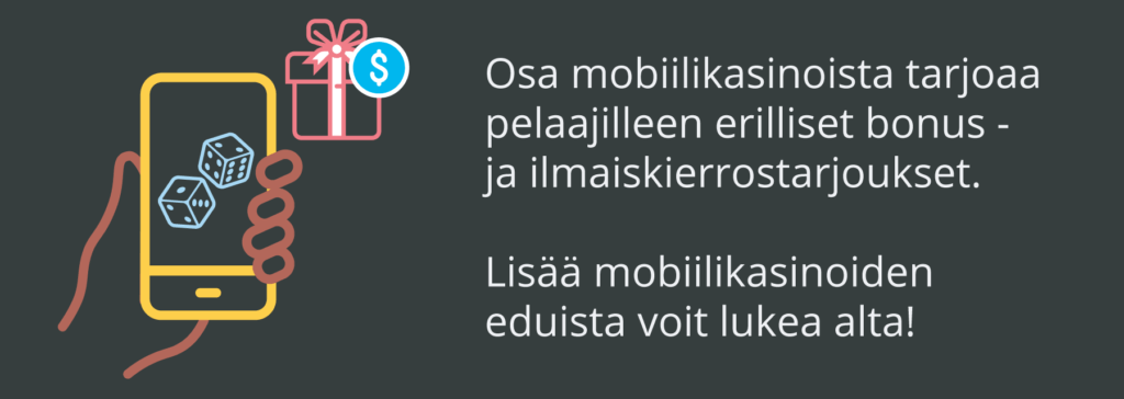 Mobiilikasinoiden etuja 