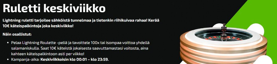 Ruletti keskiviikko