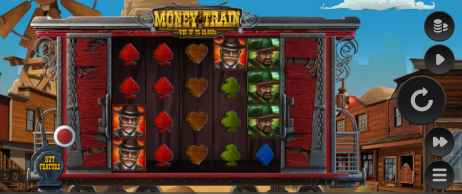 Money Train grafiikka ja äänet 